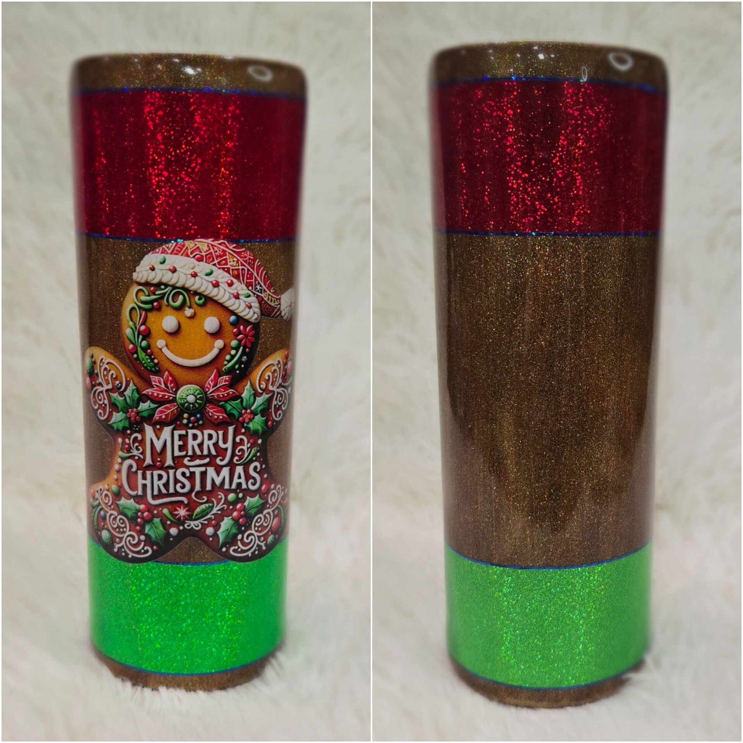 Christmas Gingerbread Man Tumbler