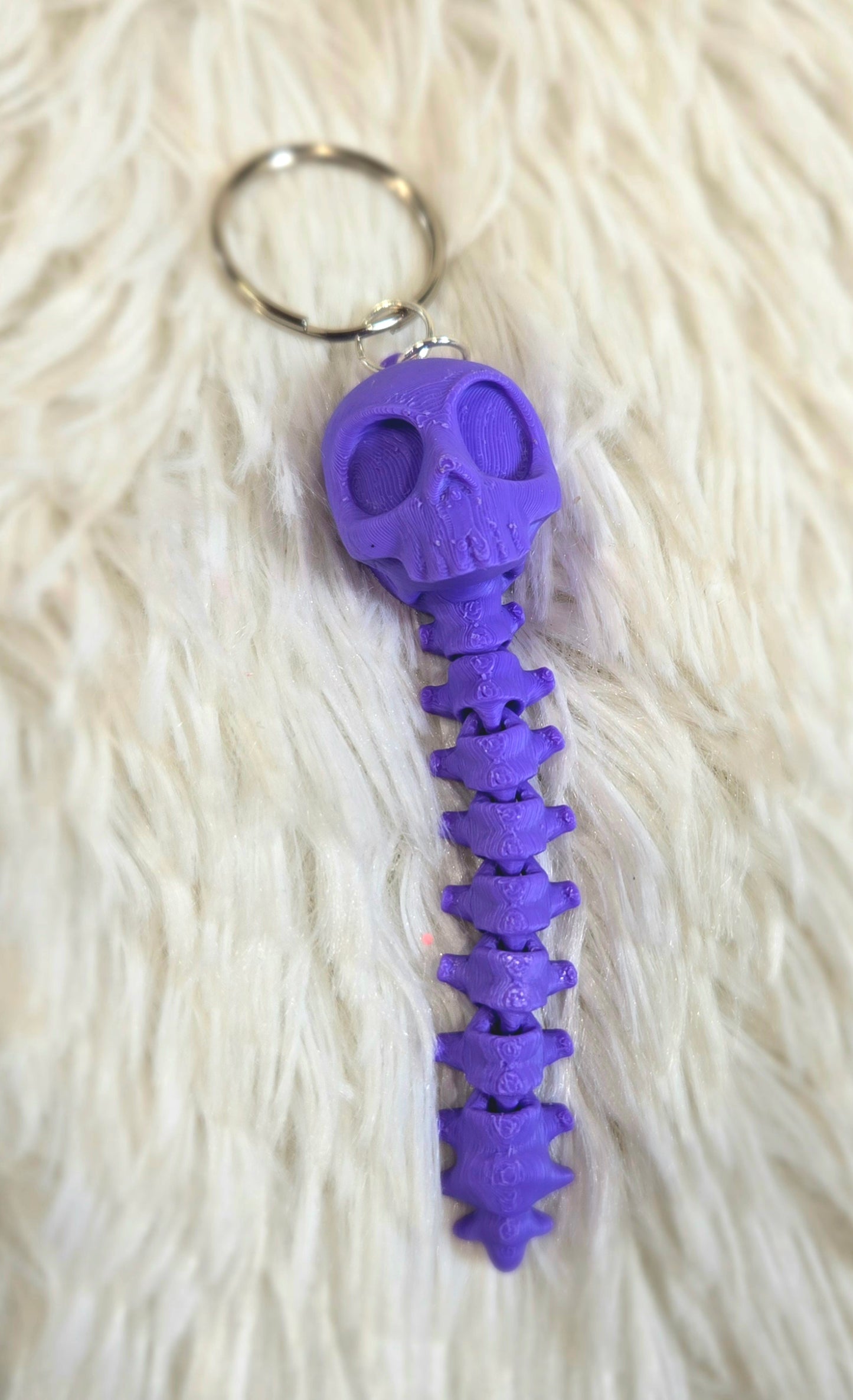 Skull&Spine Keychain