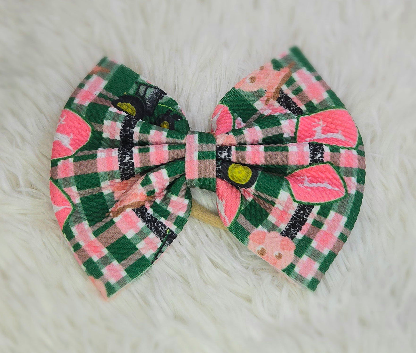 Fabric Bow-Patterned