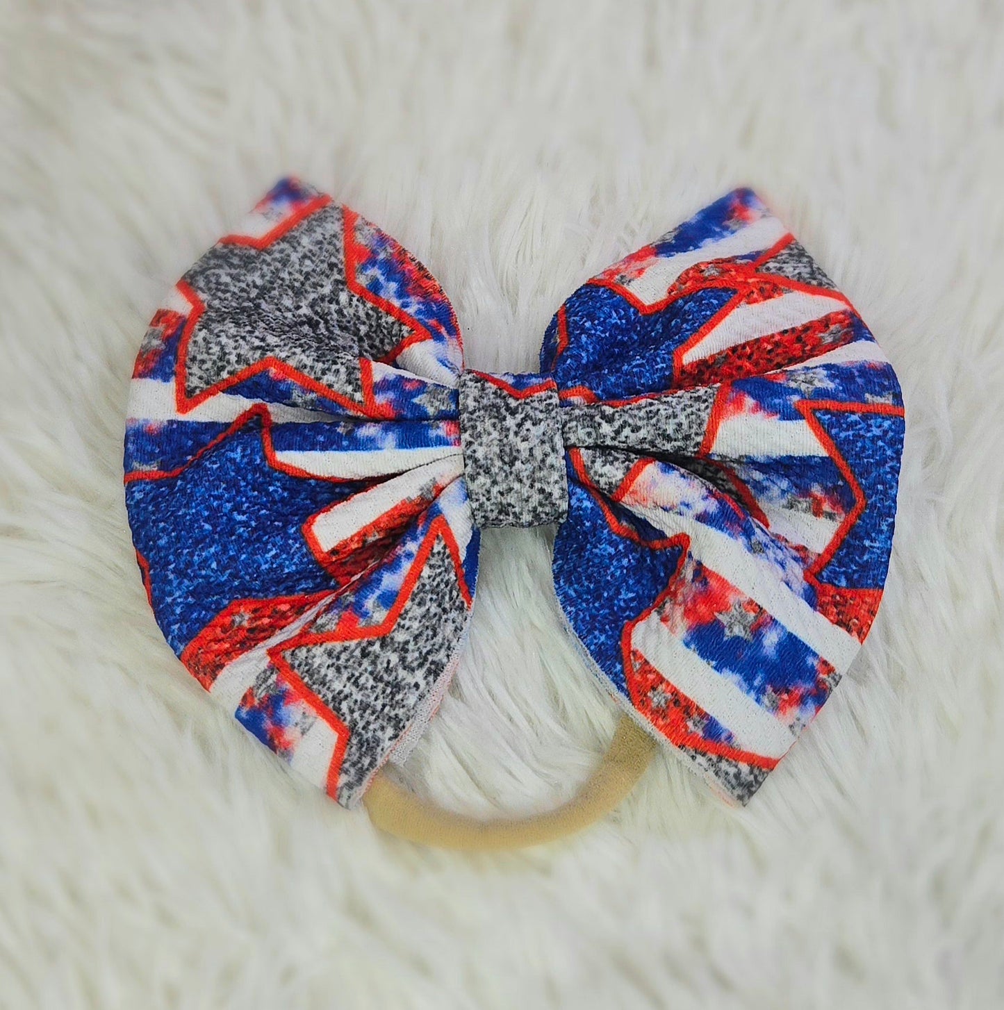 Fabric Bow-Patterned