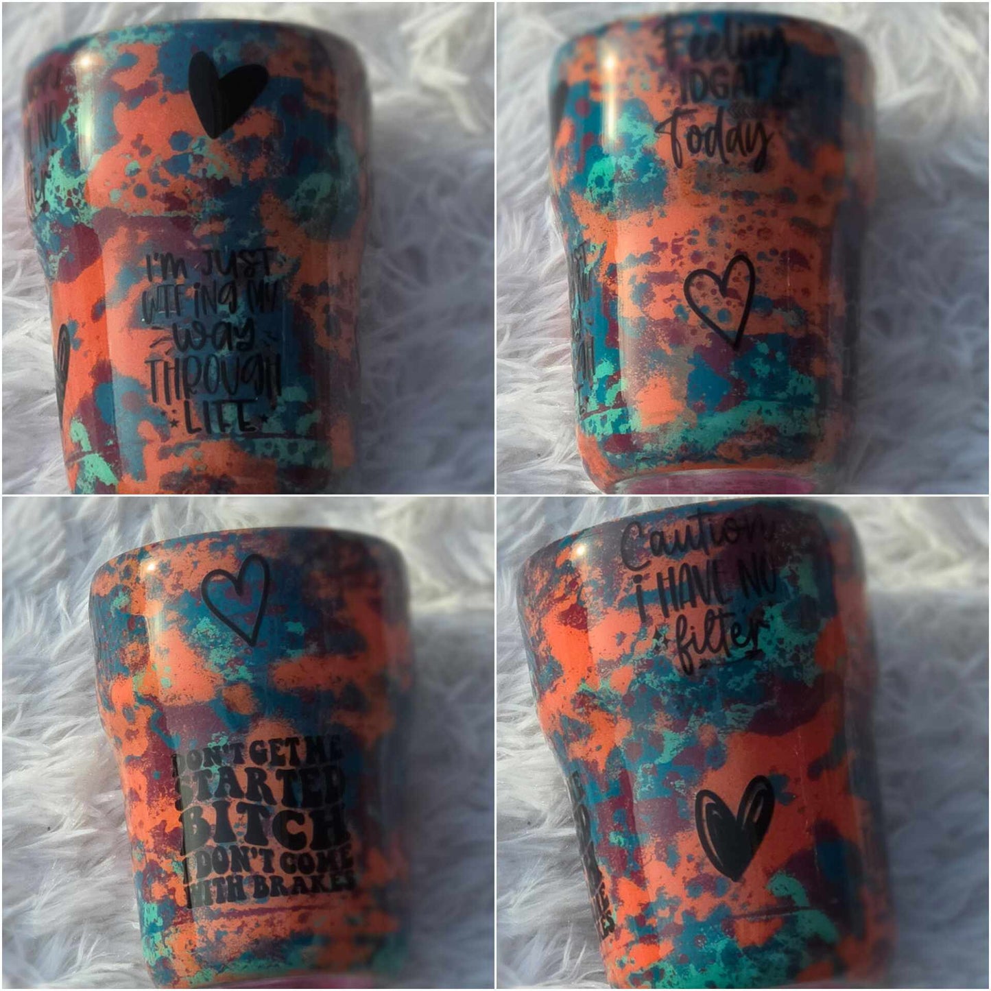 Sassy Painted Tumbler