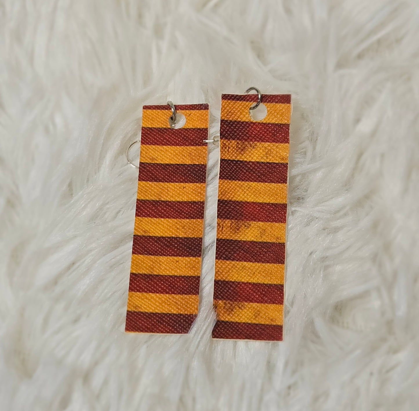 Faux Leather Earrings