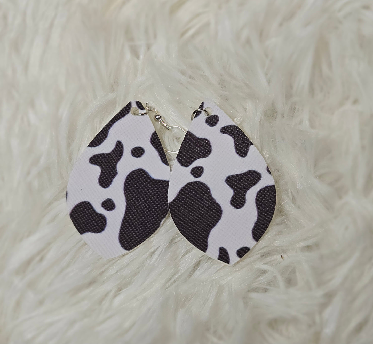 Faux Leather Earrings