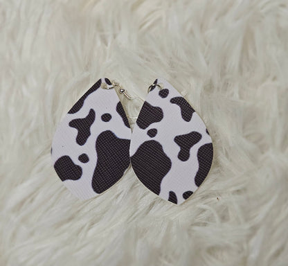 Faux Leather Earrings