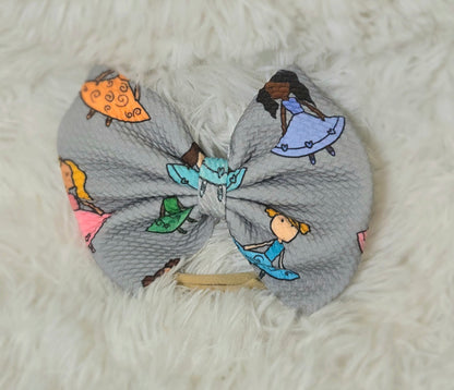 Fabric Bow-Patterned