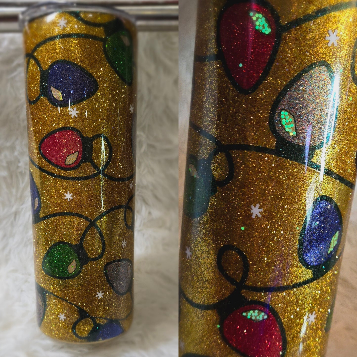 Christmas Lights Tumbler