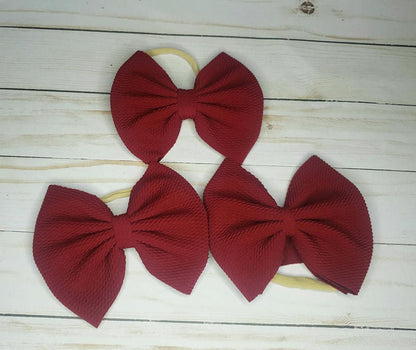 Fabric Bow-Solids