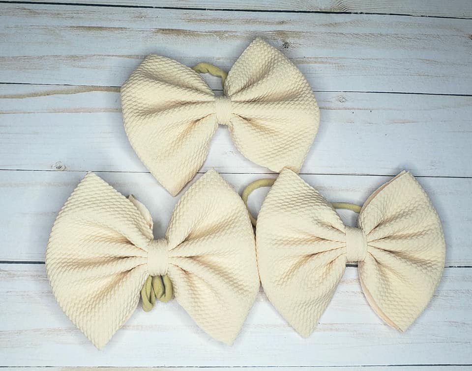 Fabric Bow-Solids