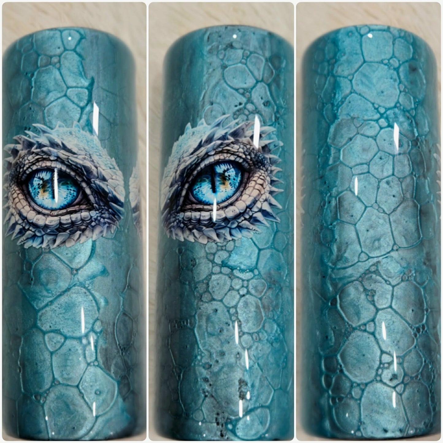 Blue-Eyed Dragon Scale Tumbler