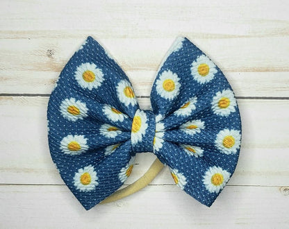 Fabric Bow-Patterned