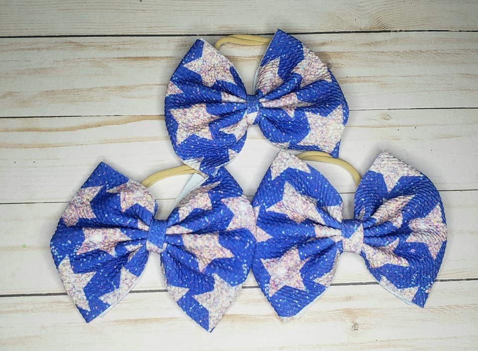 Fabric Bow-Patterned