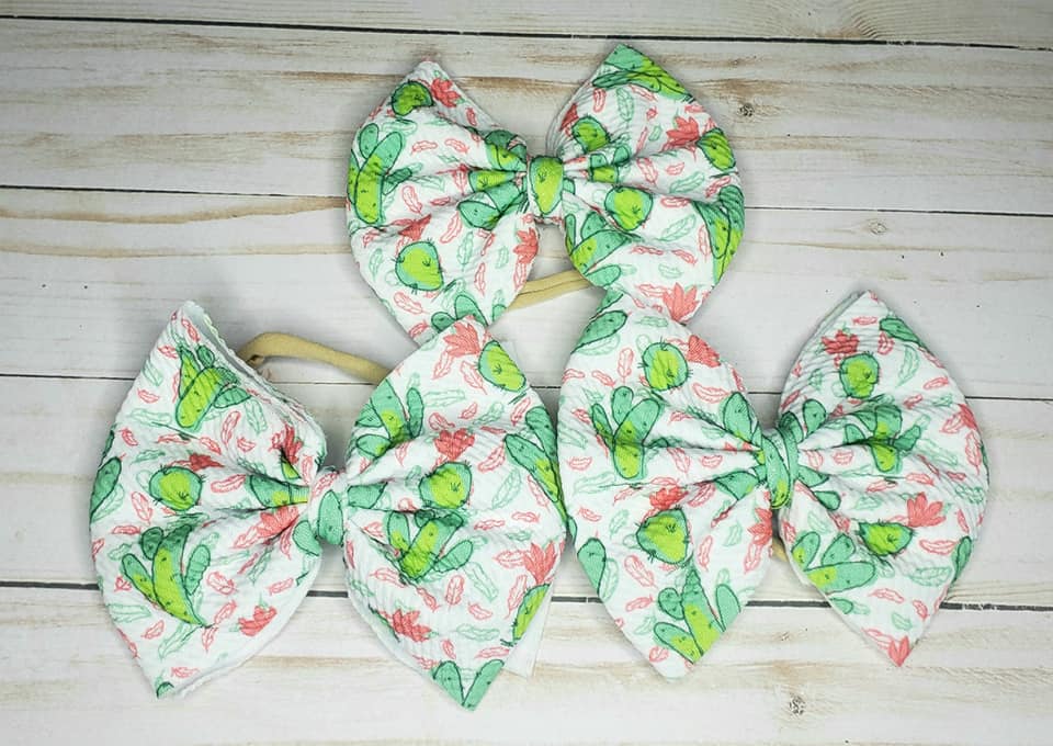 Fabric Bow-Patterned