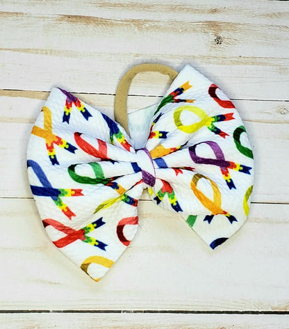 Fabric Bow-Patterned