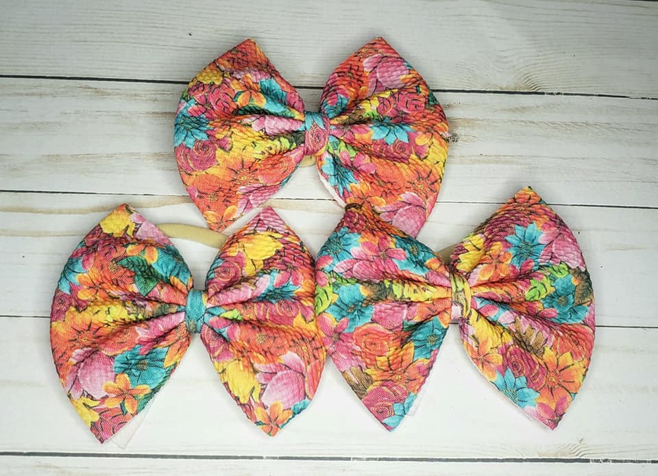 Fabric Bow-Patterned