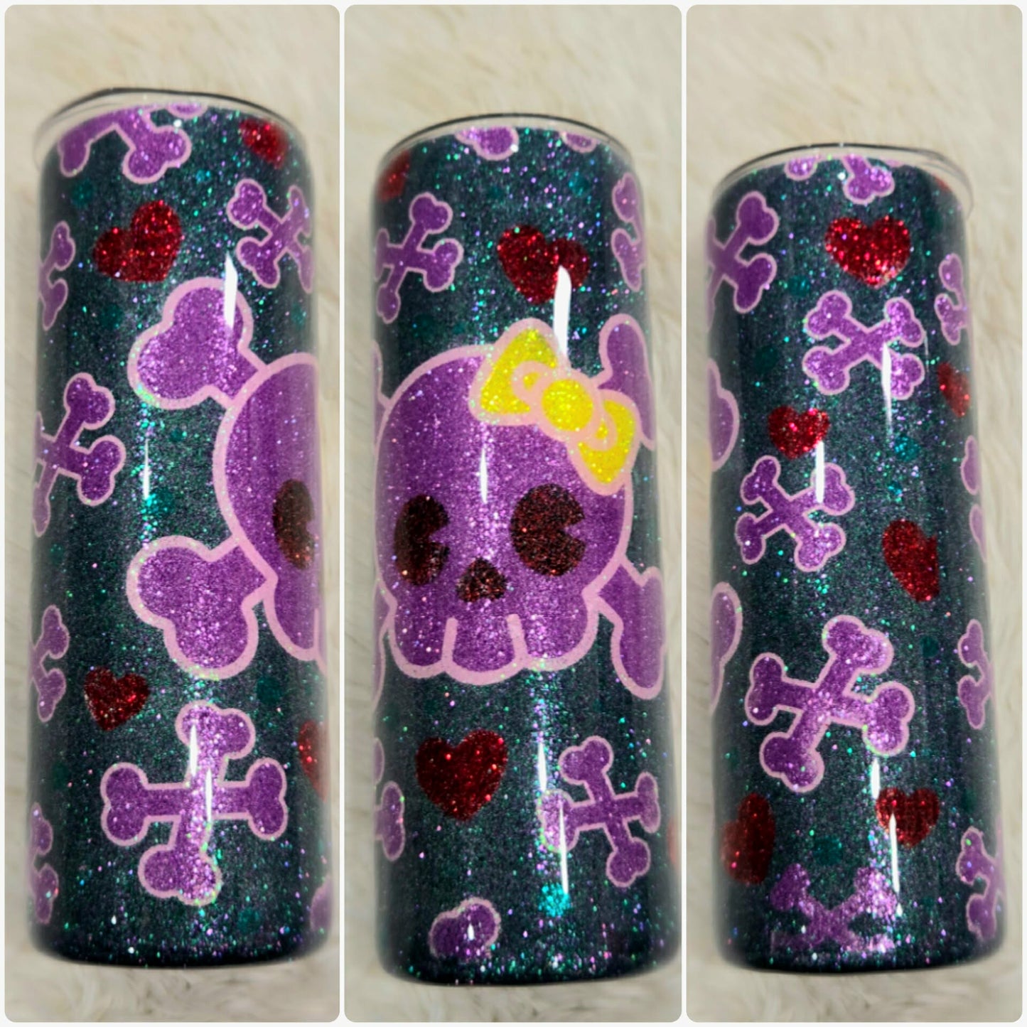 Cute Skull Template Tumbler