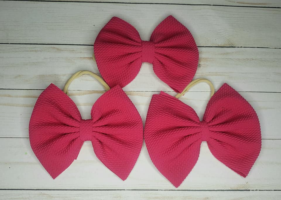 Fabric Bow-Solids