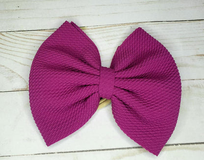 Fabric Bow-Solids