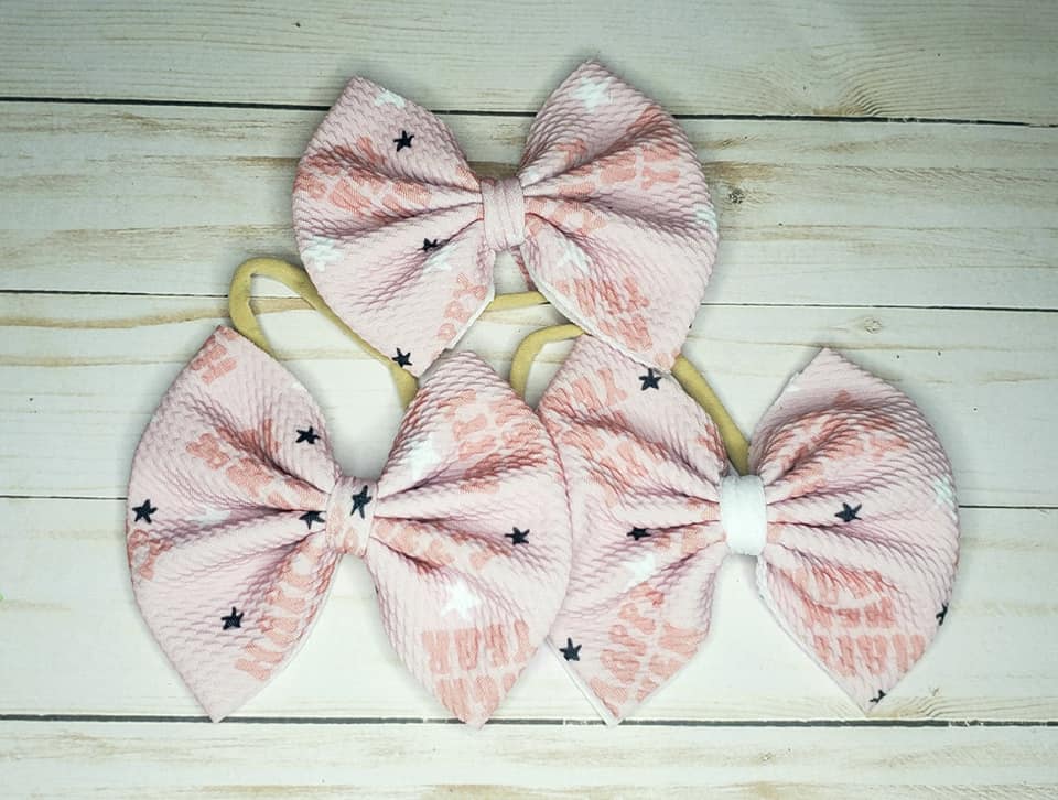 Fabric Bow-Patterned