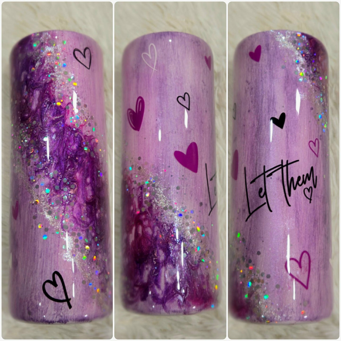 Let Them Purple Tumbler