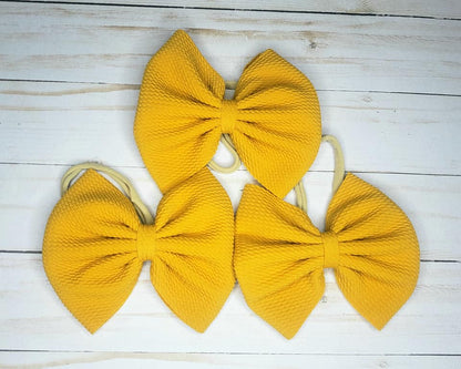 Fabric Bow-Solids