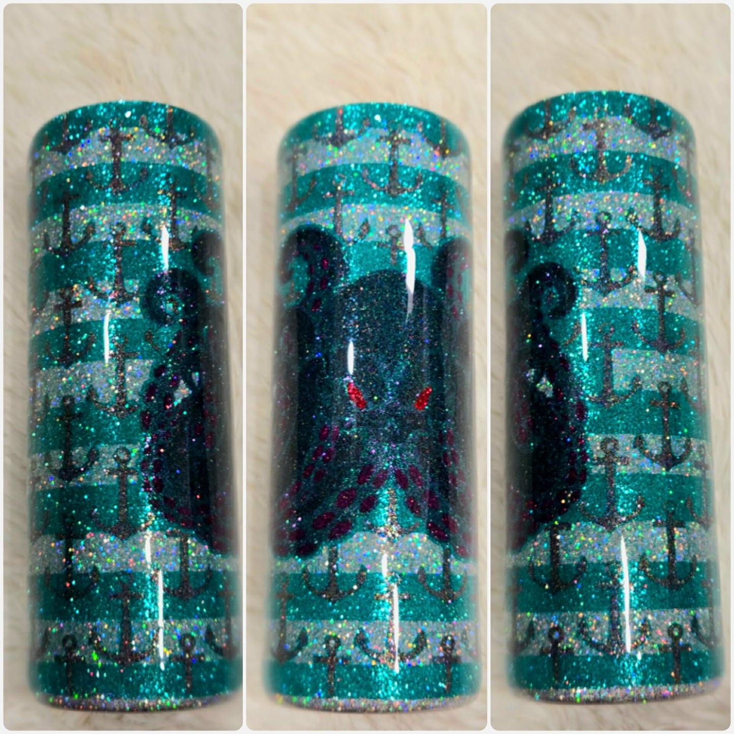 Anchor & Octopus Template Tumbler