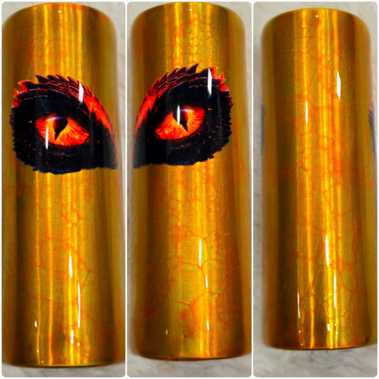 Orange-Eyed Dragon Scale Tumbler