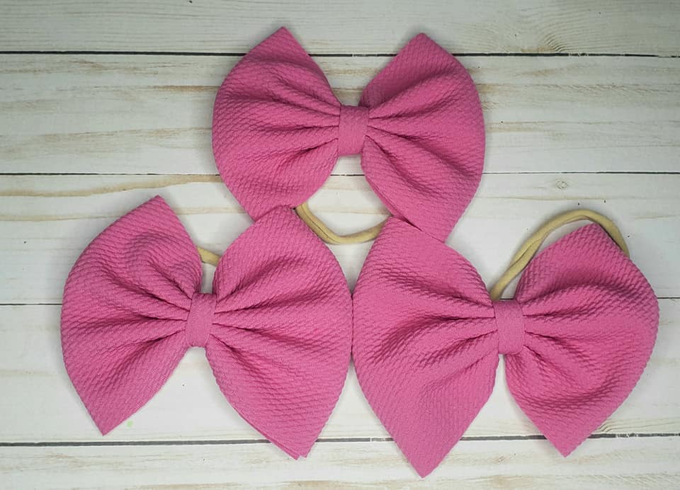 Fabric Bow-Solids