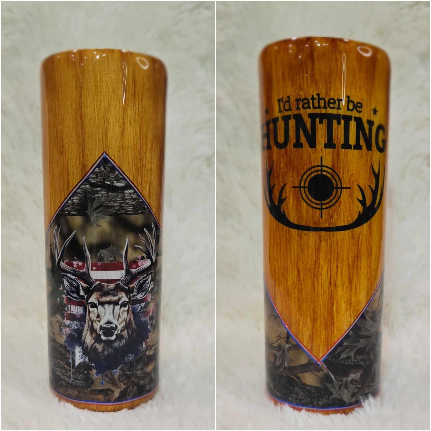 Rather Be Hunting Tumbler