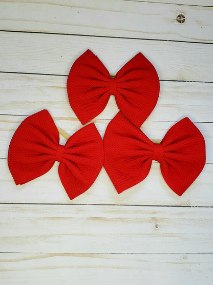 Fabric Bow-Solids