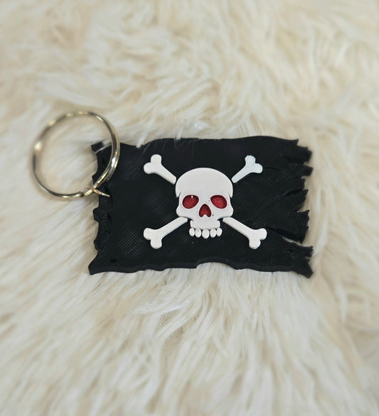 Pirate Flag Keychain