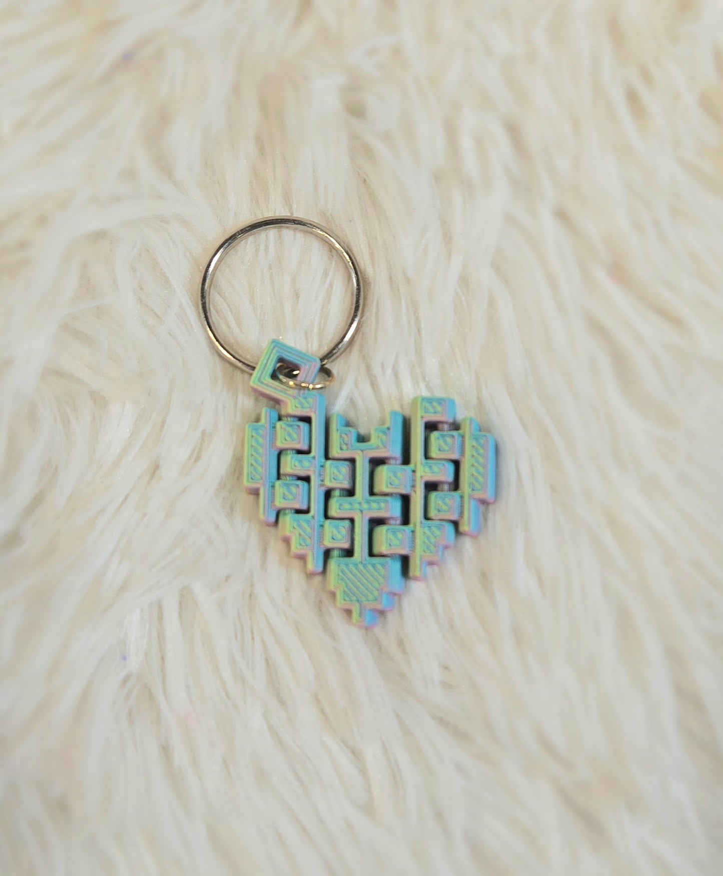 Articulating Heart Keychain