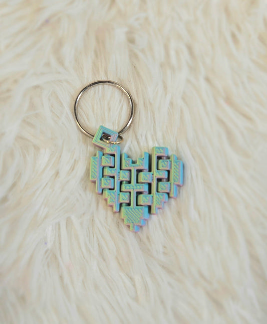 Articulating Heart Keychain