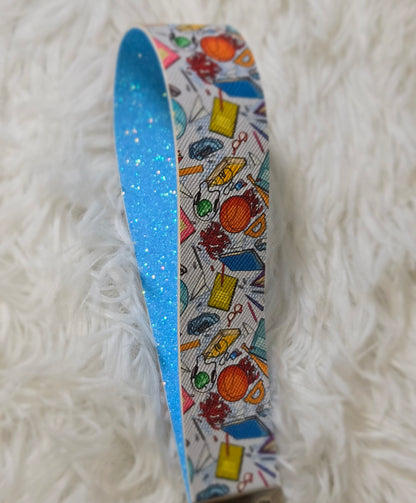 Faux Leather Wristlet