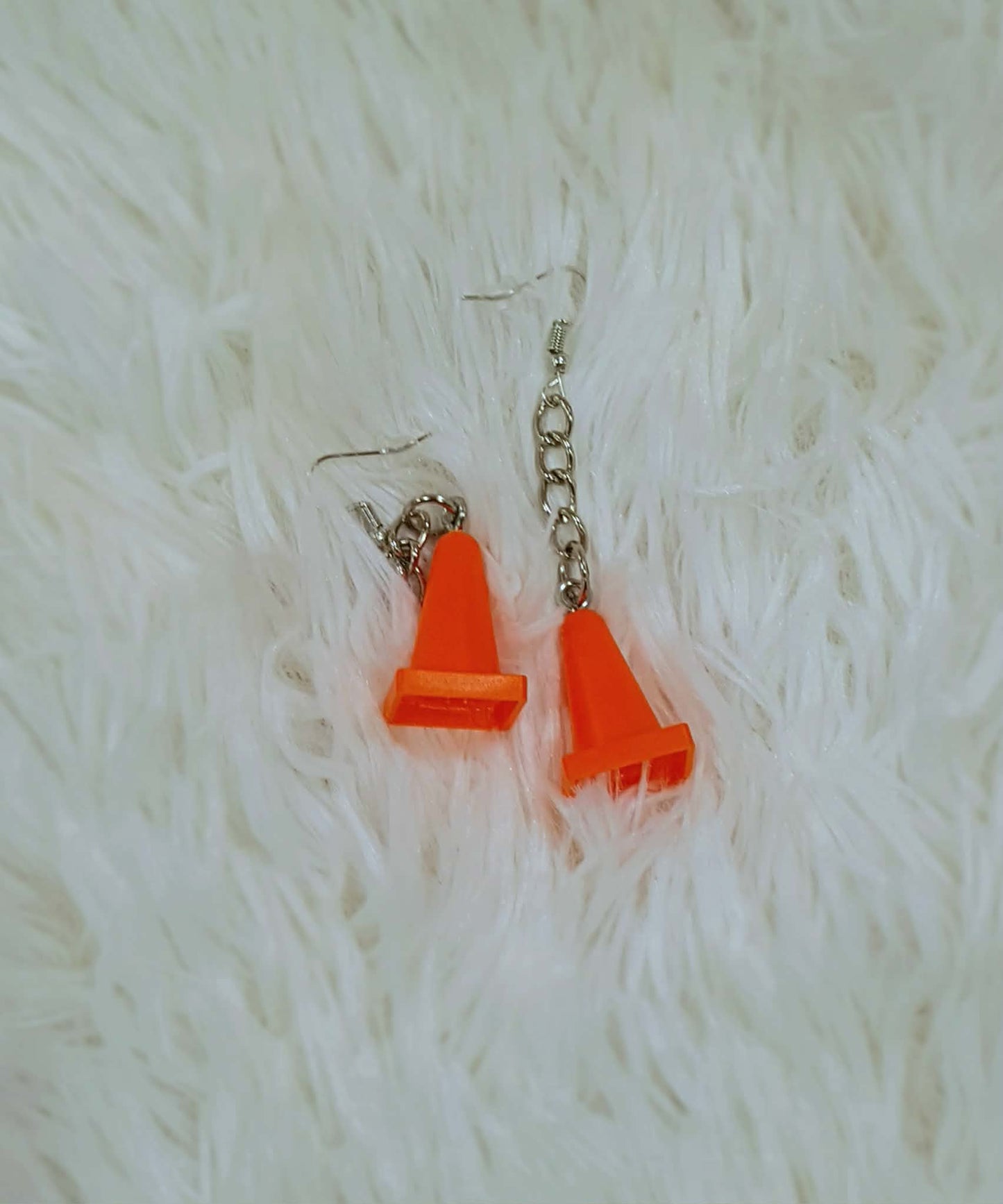 Traffic Cone Earrings
