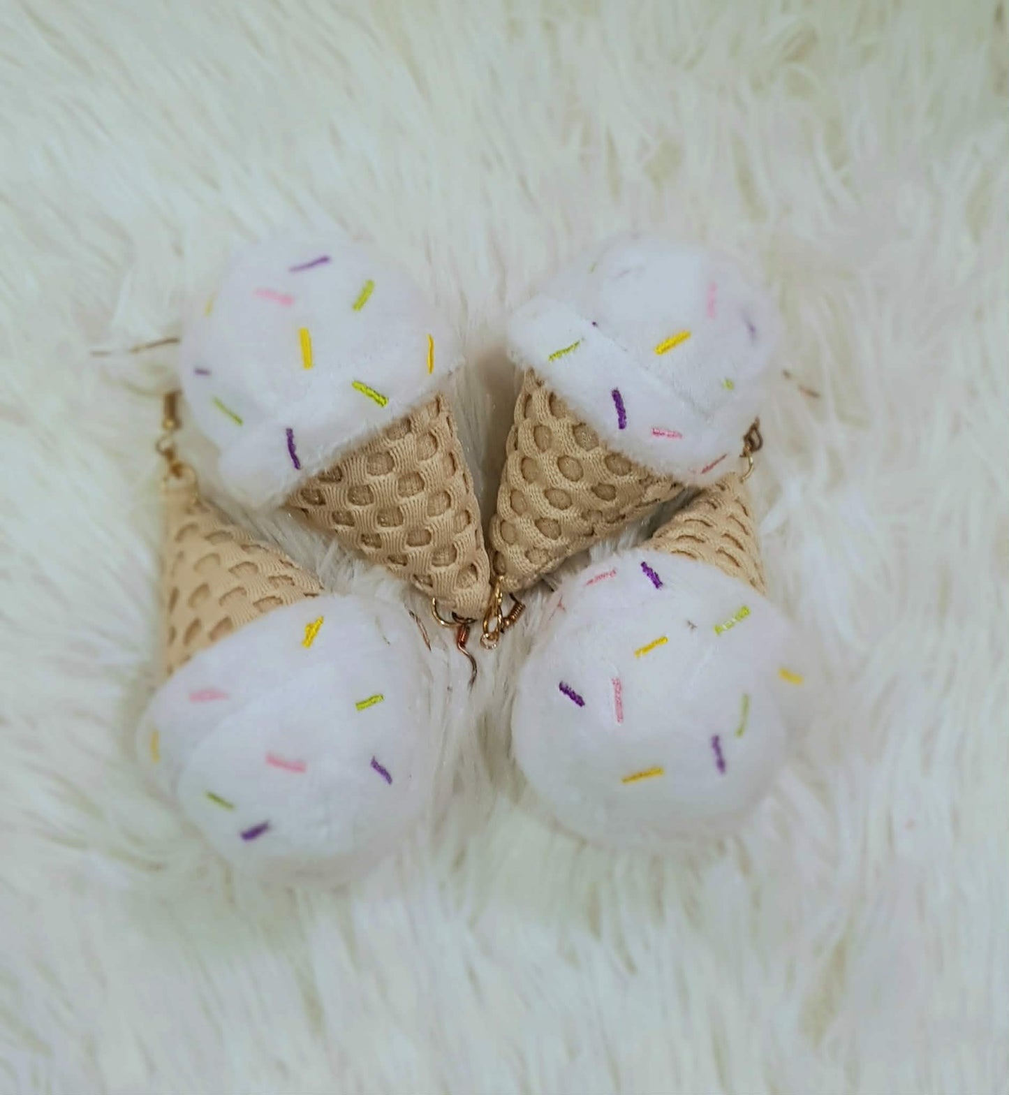 Ice Cream Cone Earrings