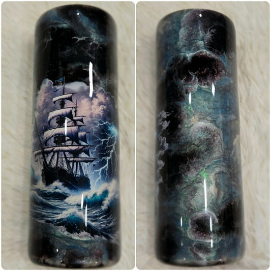 Stormy Ship Tumbler