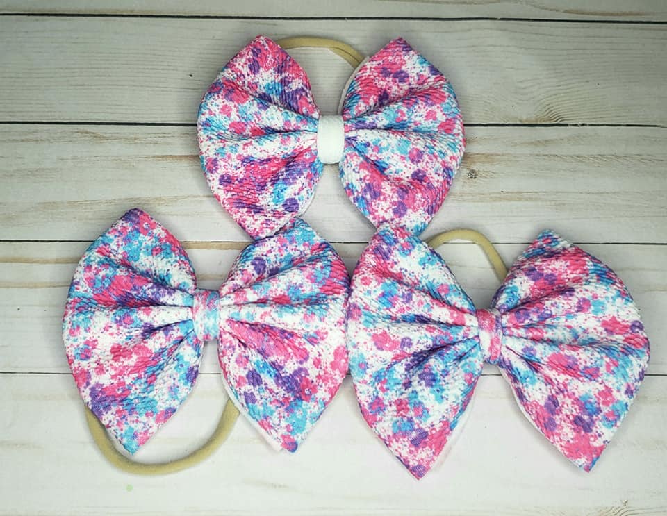 Fabric Bow-Patterned