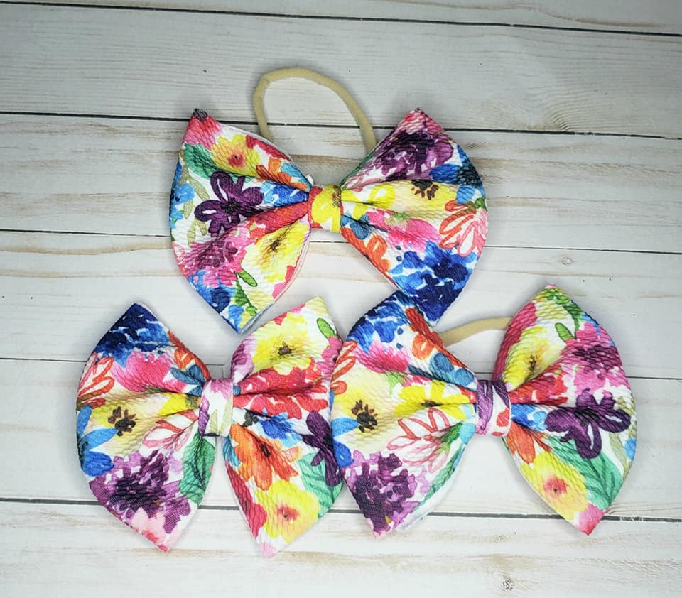 Fabric Bow-Patterned